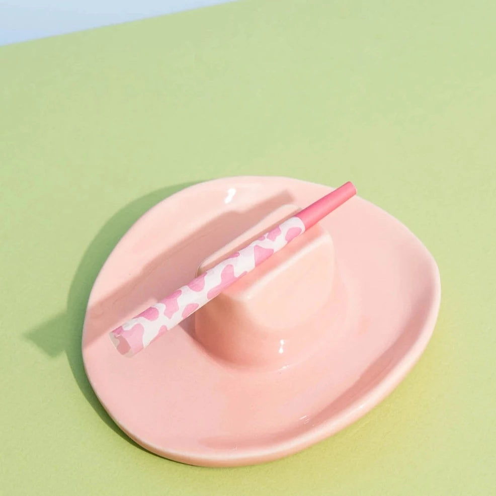 Pink Cowboy Hat Ashtray