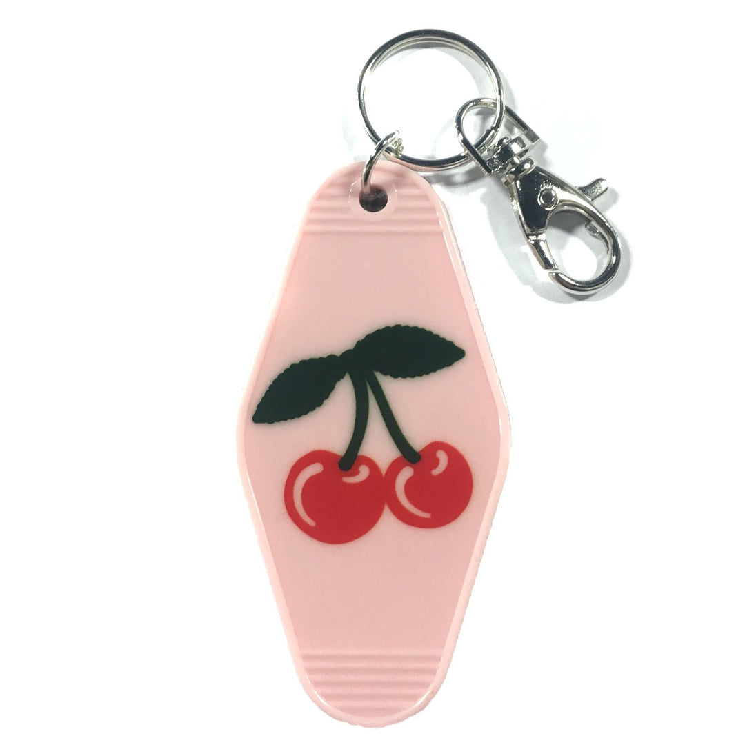 Cherry Motel Key Chain