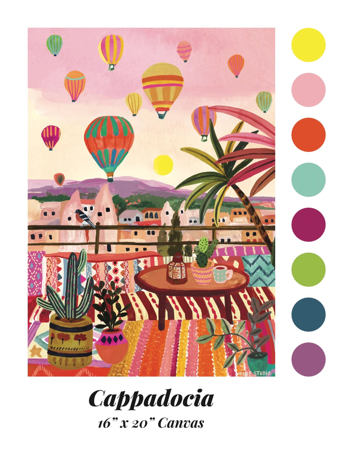 Cappadocia Hot Air Balloons By Hebe Studio Paint By Numbers