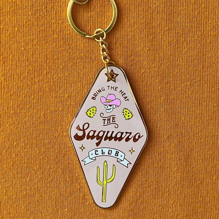 The Saguaro Cactus Club Keychain