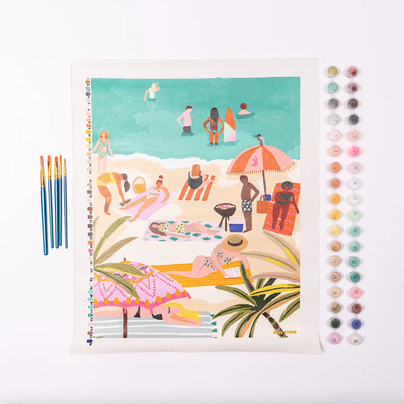 Beach Day by Hebe Studio Paint by Numbers