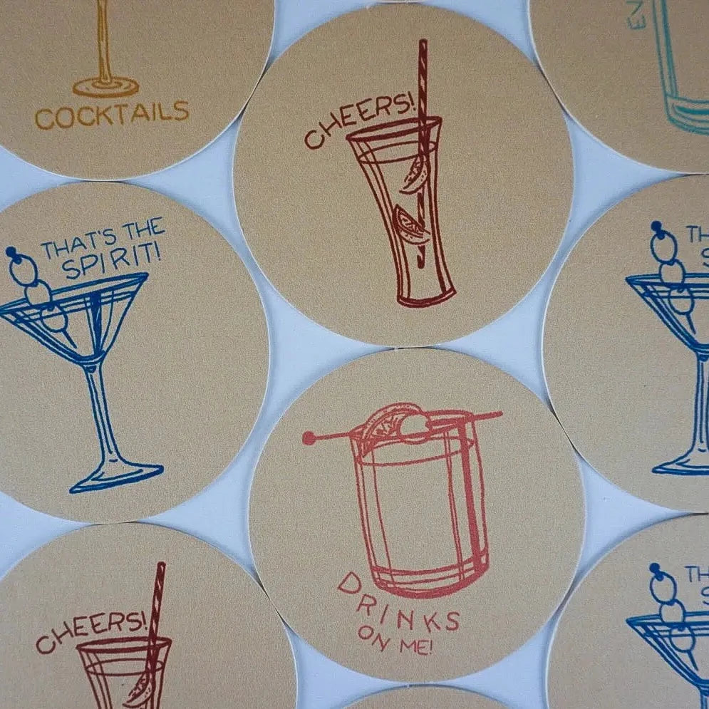 Cocktail Coaster Set of 5