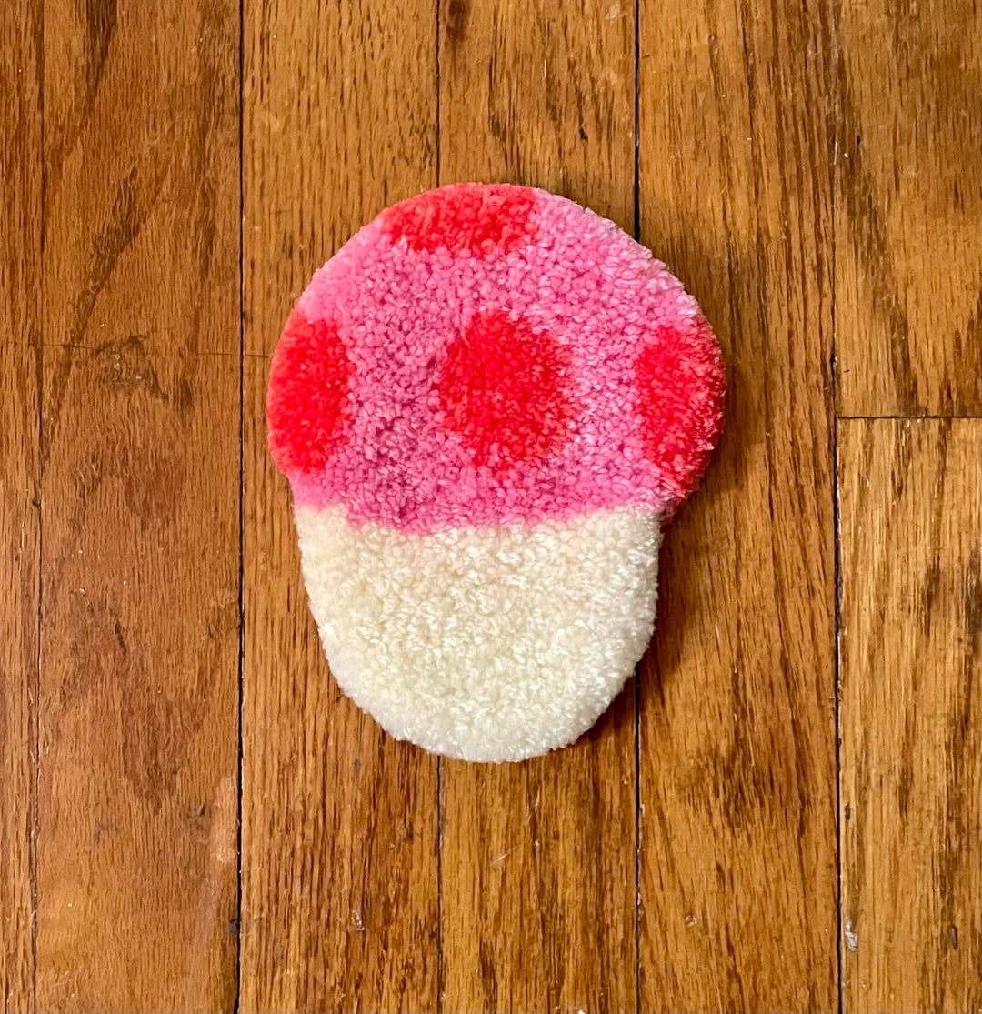 Mini Mushroom Rug Art