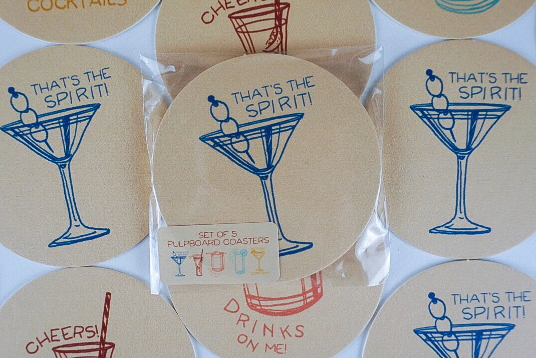 Cocktail Coaster Set of 5