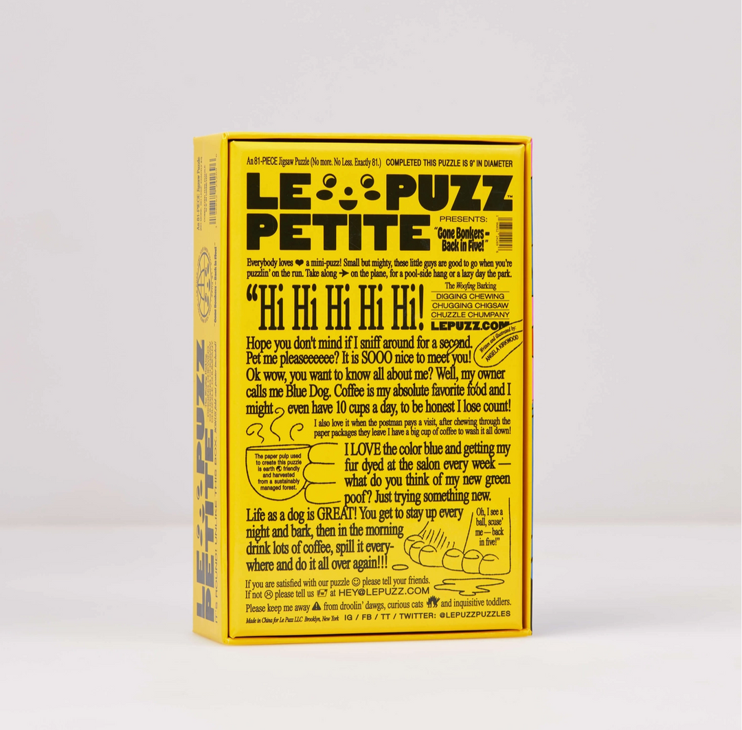 Le Puzz Gone Bonkers — Back in Five Dog Puzzle