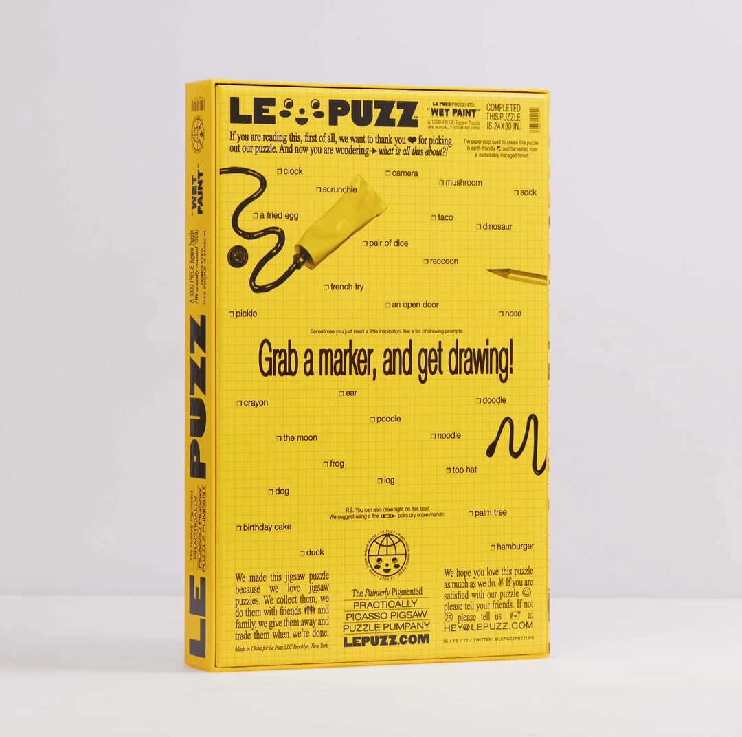 Le Puzz Wet Paint Puzzle