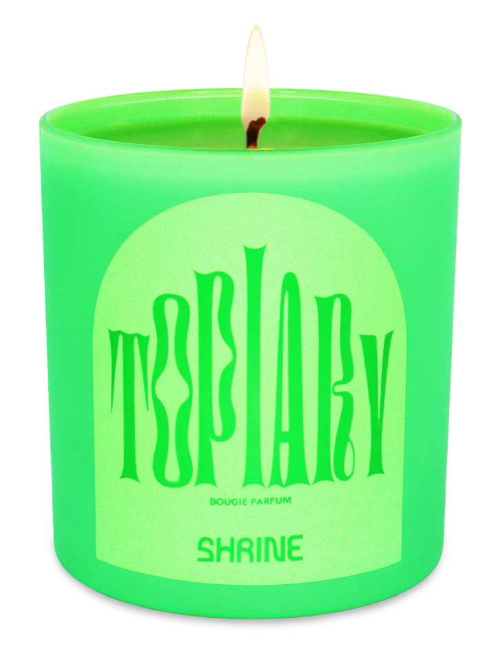 Shrine Topiary Greenery Candle