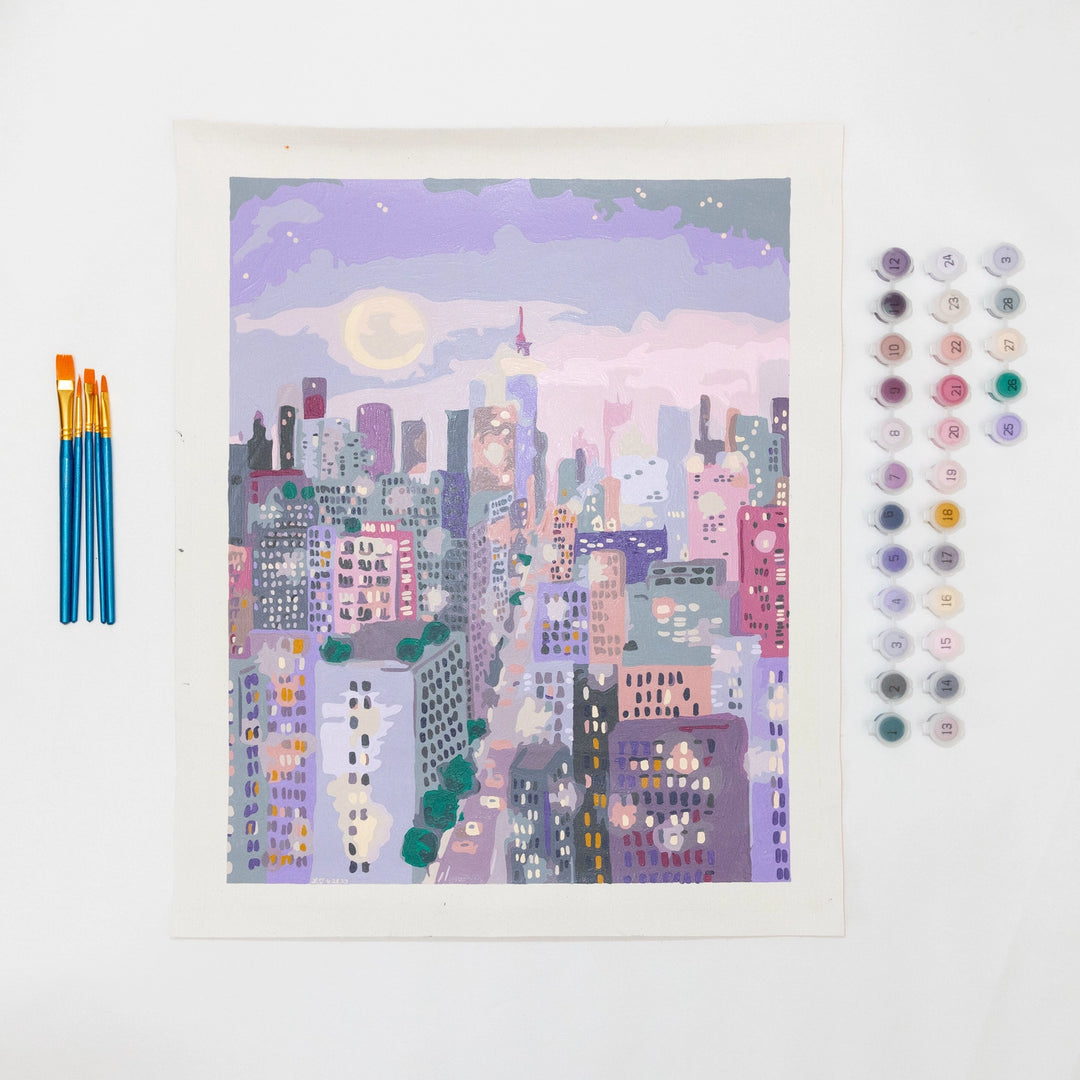 Cityscape By Joy Laforme Paint By Numbers Deluxe