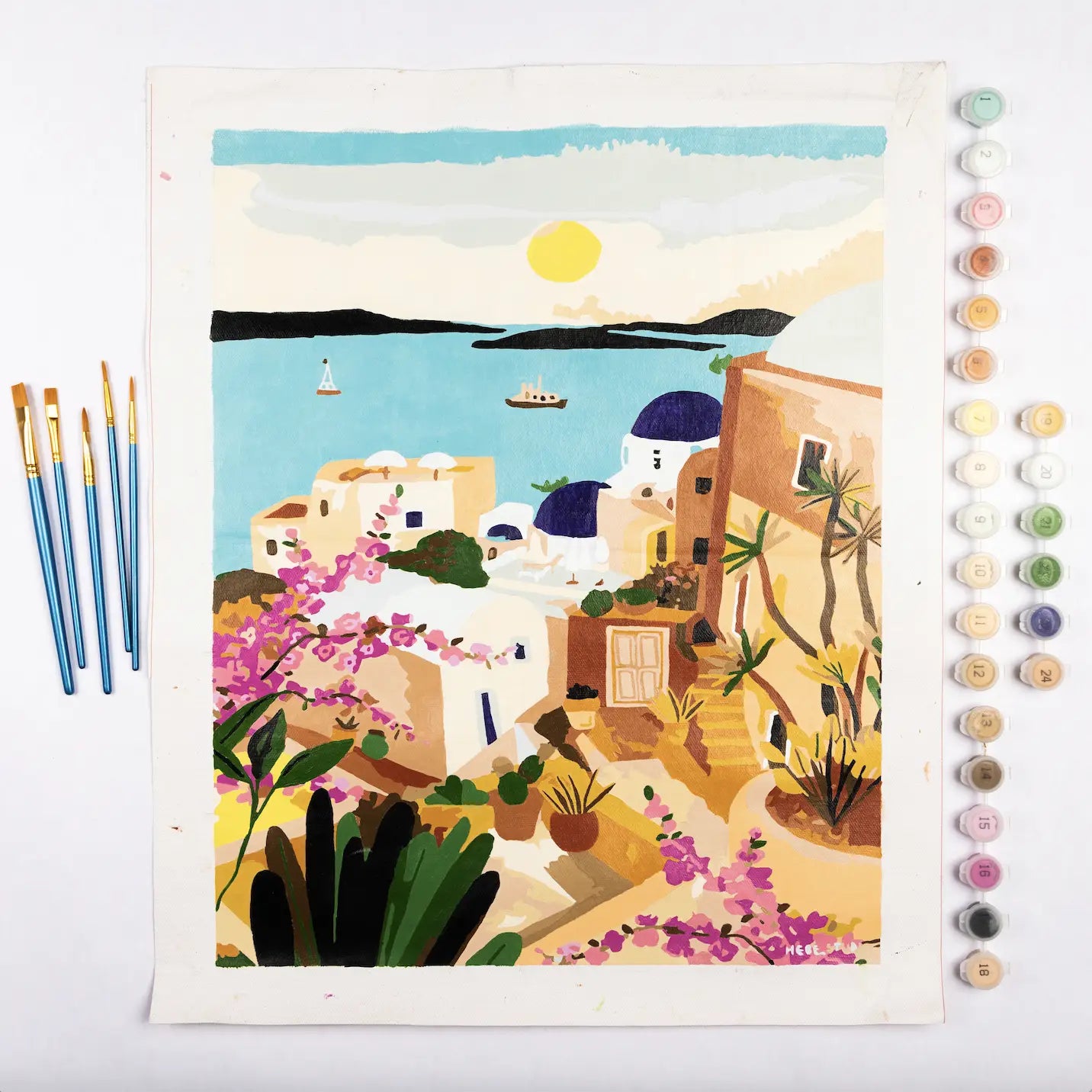 Beach Day by Hebe Studio Paint by Numbers Framed Mini – Paint Anywhere Store