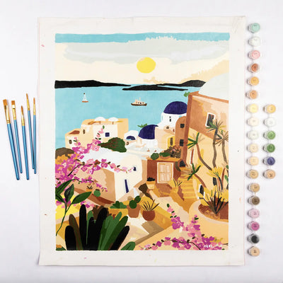 Dreamy Santorini By Hebe Studio Paint By Numbers Deluxe