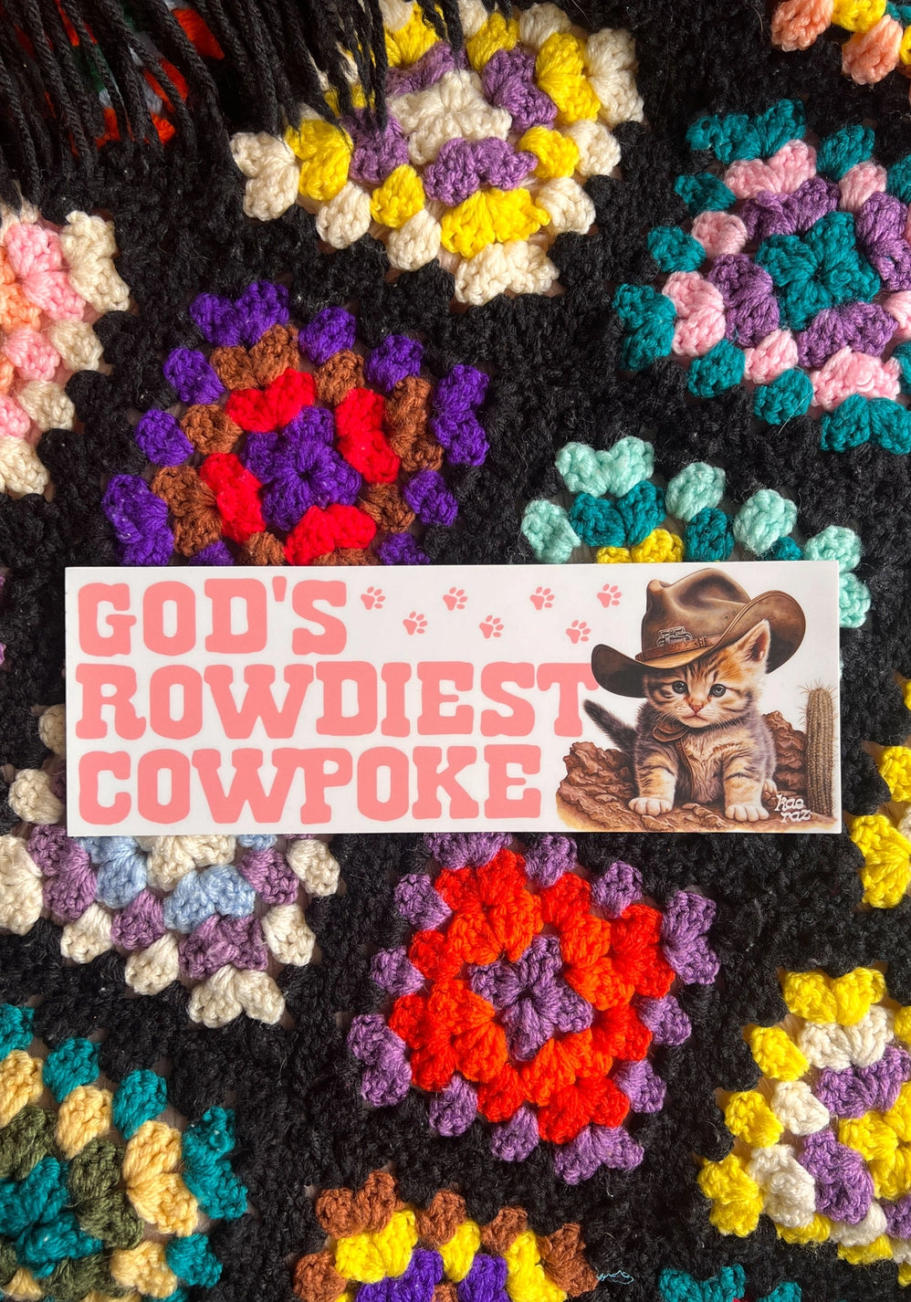 Cowboy's Rowdiest Cowpoke Bumper Sticker