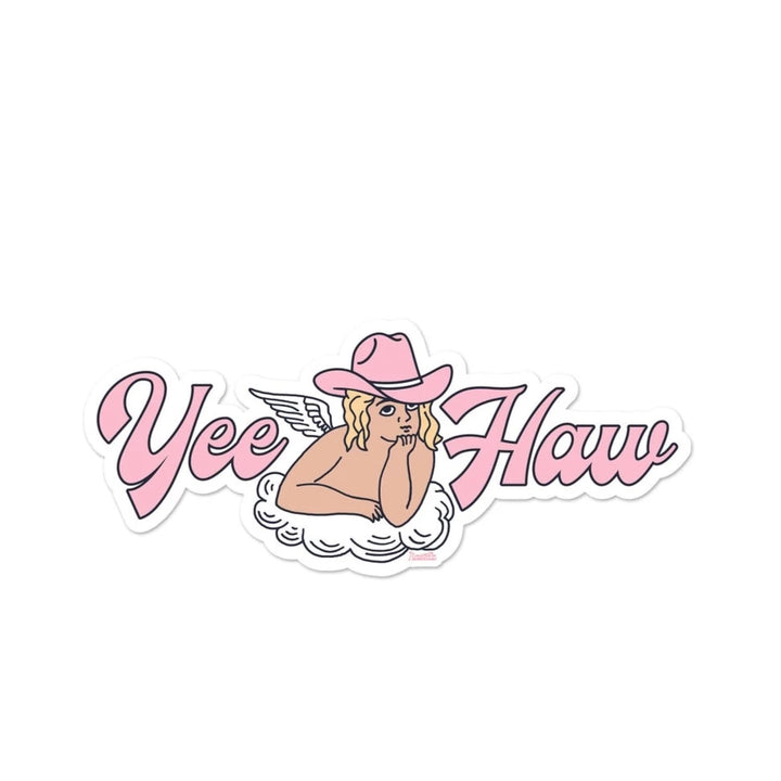 Yeehaw Angel Sticker