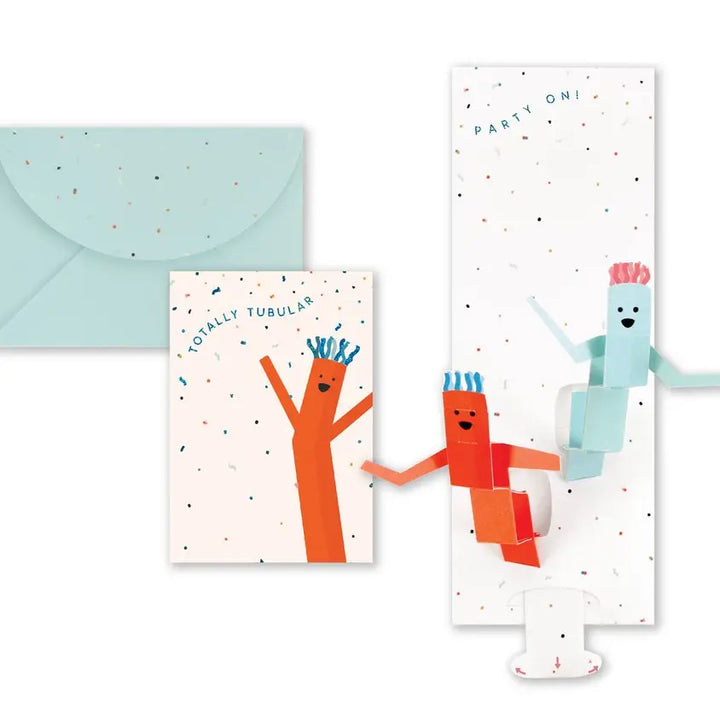 Totally Tubular Party Pop-Up Card