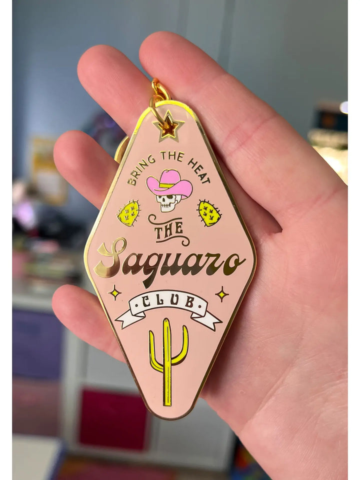 The Saguaro Cactus Club Keychain