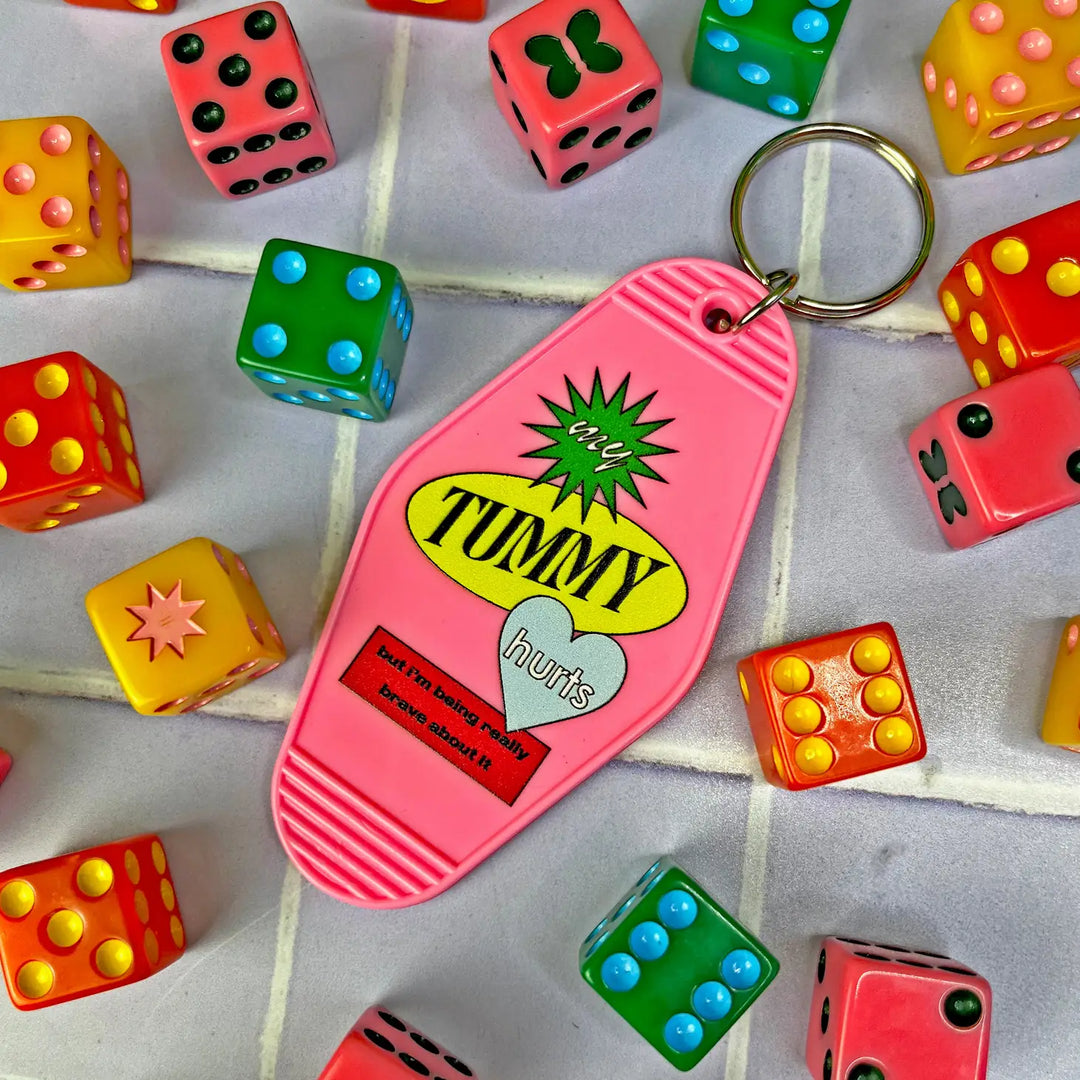 Tummy Ache Keychain