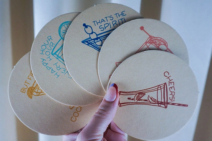 Cocktail Coaster Set of 5