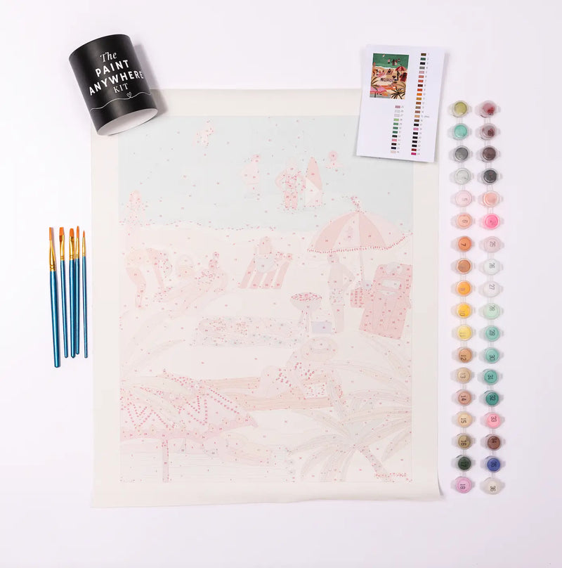 Beach Day by Hebe Studio Paint by Numbers