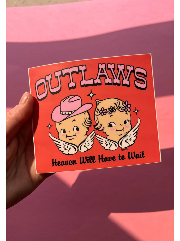 Angel Outlaws Big Vinyl Sticker