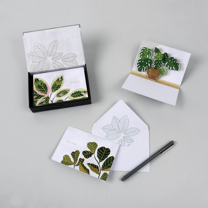 Potted Plants Pop-Up Card Set of 8