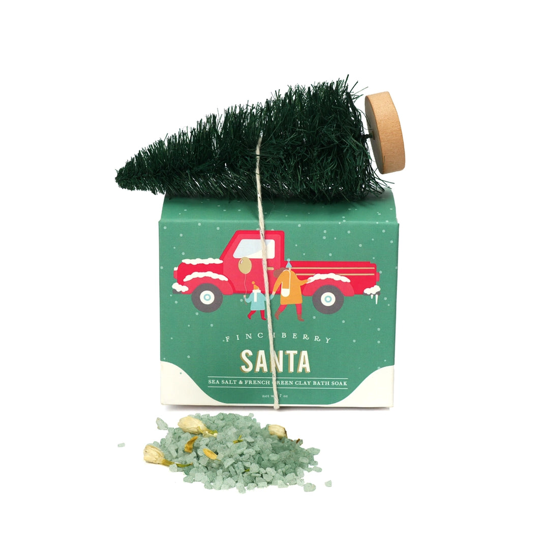 Santa -Clay & Salt Soak - Stocking Stuffer