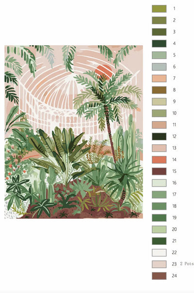 Victorian Greenhouse by Hebe Studio Paint by Numbers