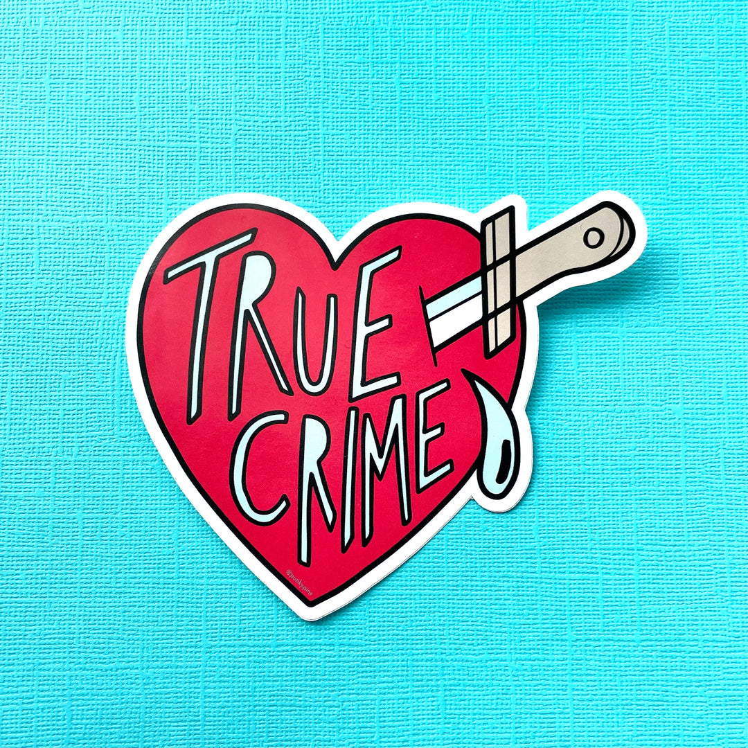 True Crime Vinyl Sticker