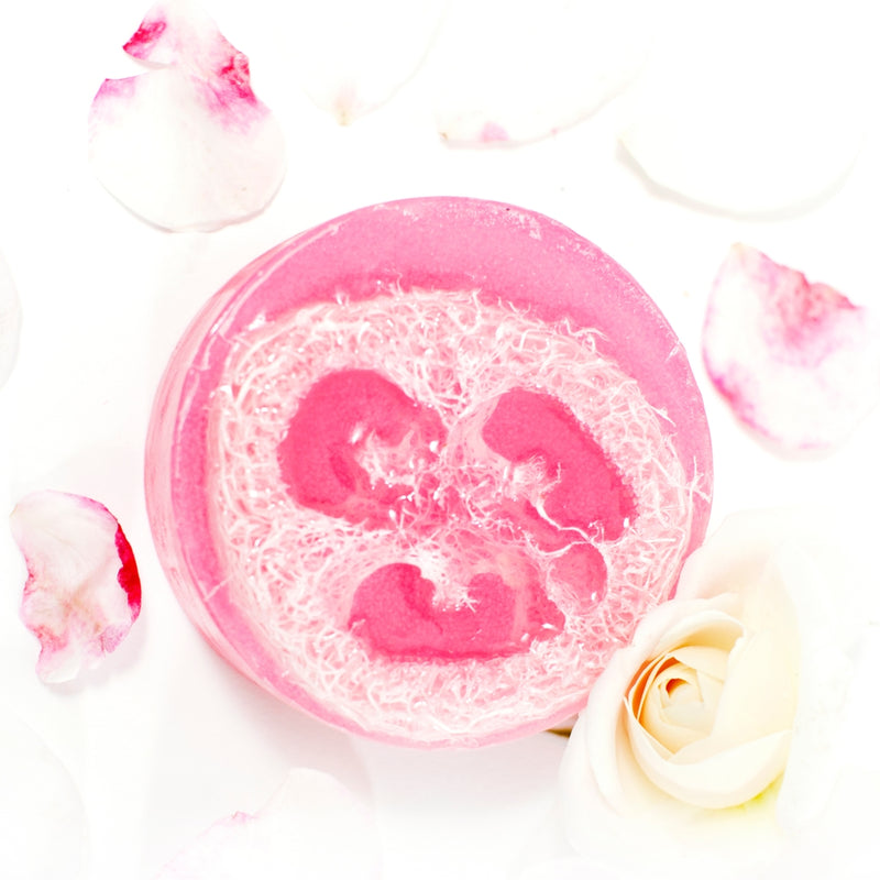 Loofah Soap - Rose