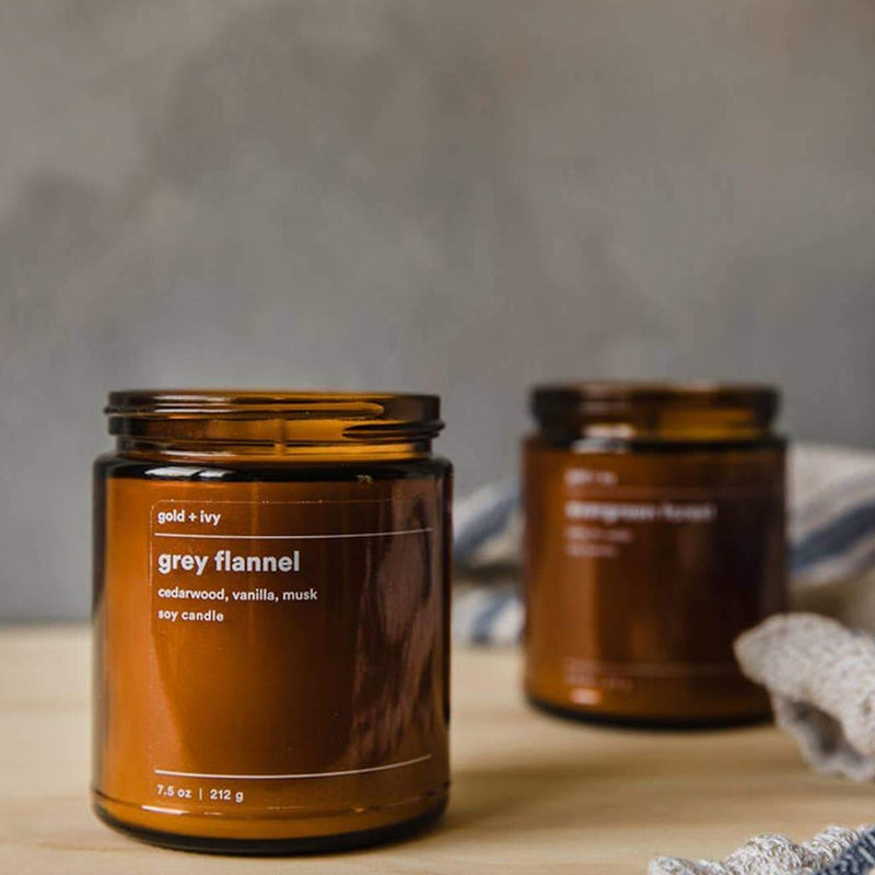 Grey Flannel Candle