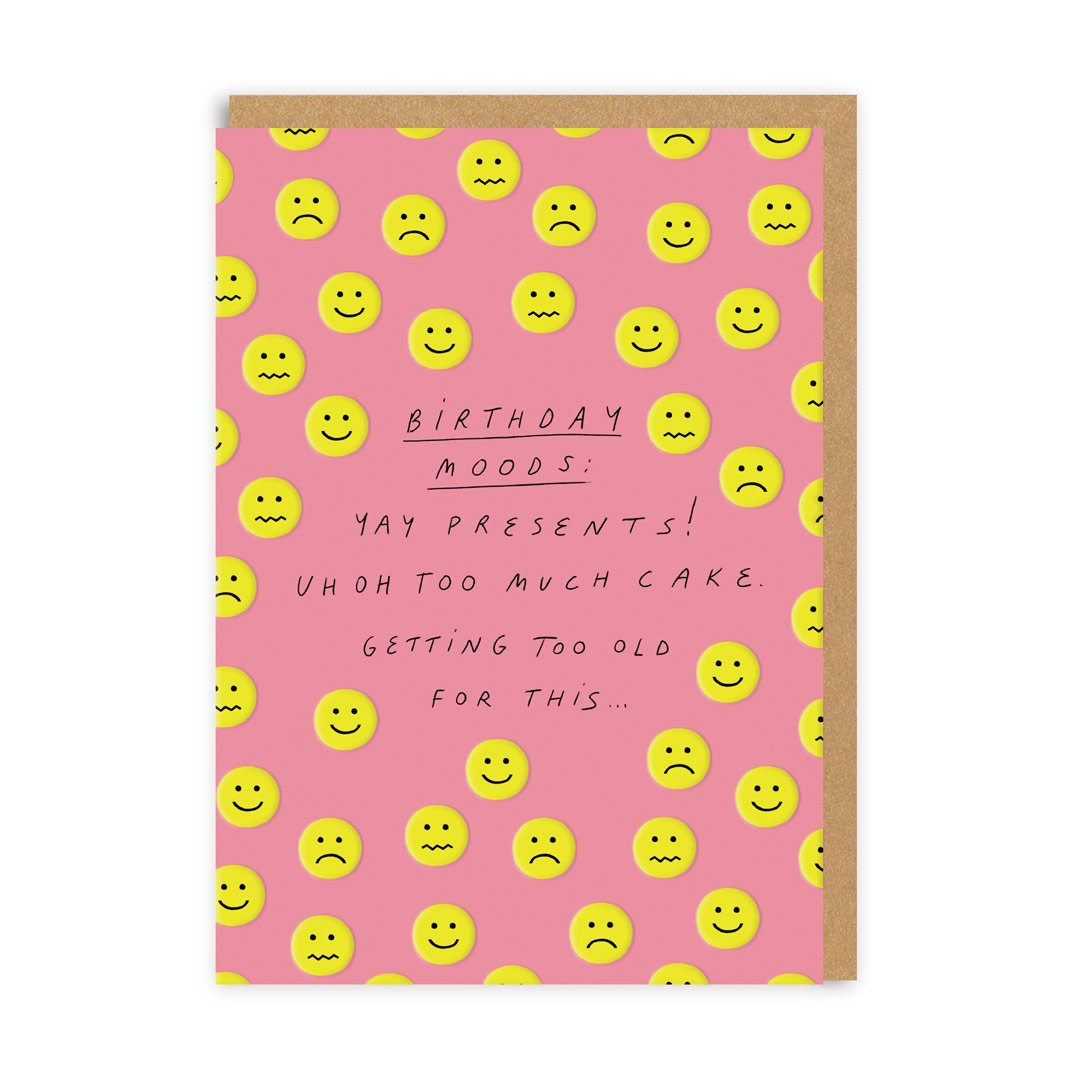 Birthday Moods Card