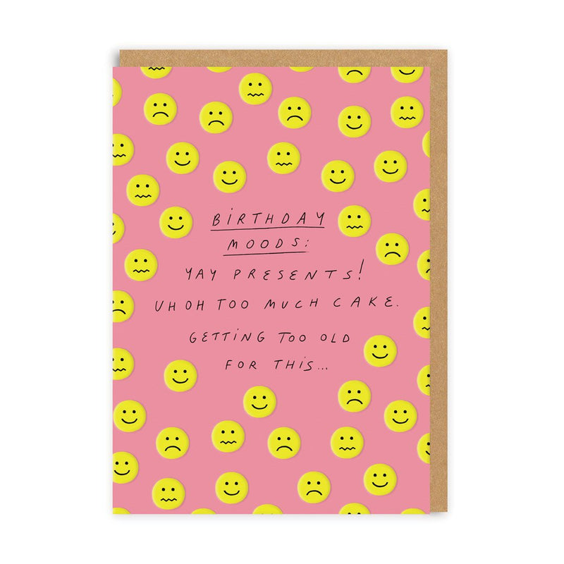 Birthday Moods Card