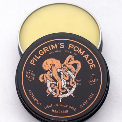 Pilgrim's vegan pomade Clary Sage and Mandarin 2 oz