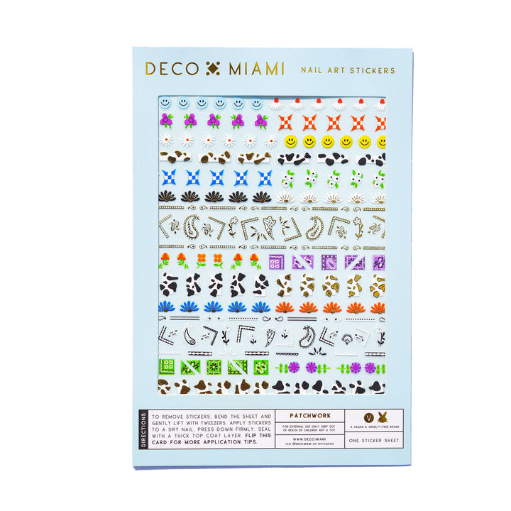 Nail Art Stickers -  Patchwork