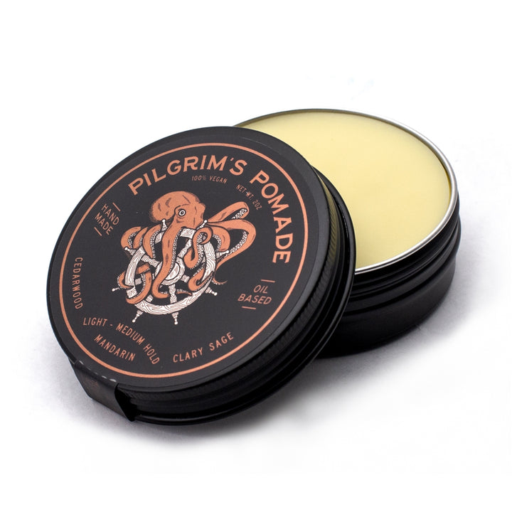 Pilgrim's vegan pomade Clary Sage and Mandarin 2 oz