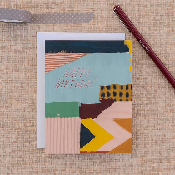 Abstract Birthday Card