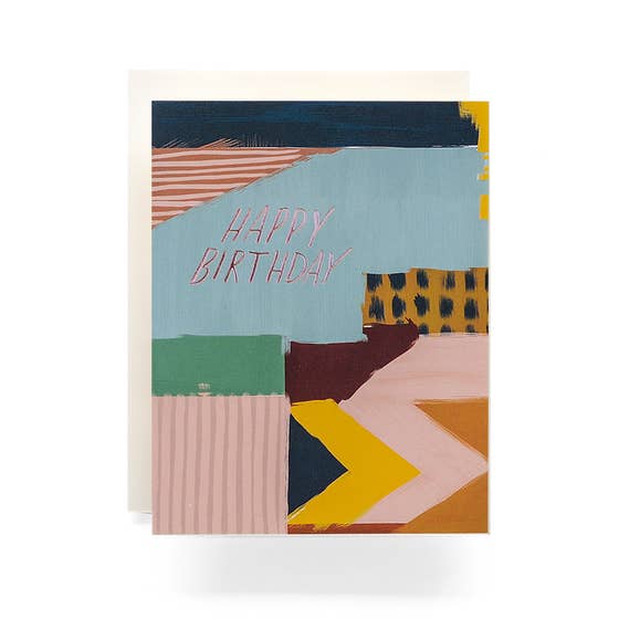 Abstract Birthday Card