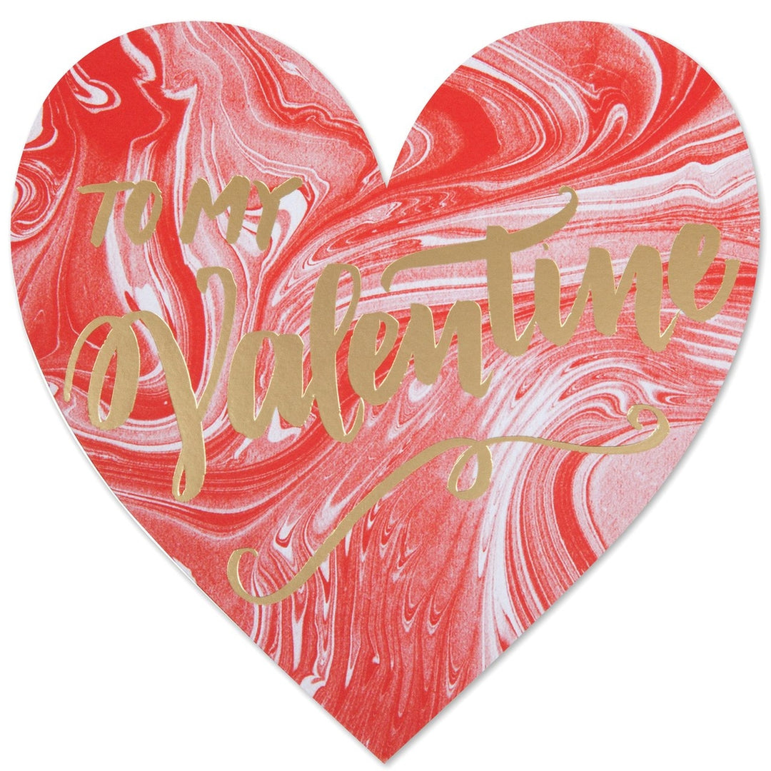 Valentine Heart Die Cut Valentine Card