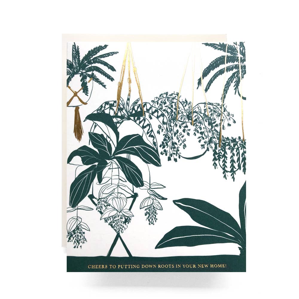 Houseplant Housewarming Card