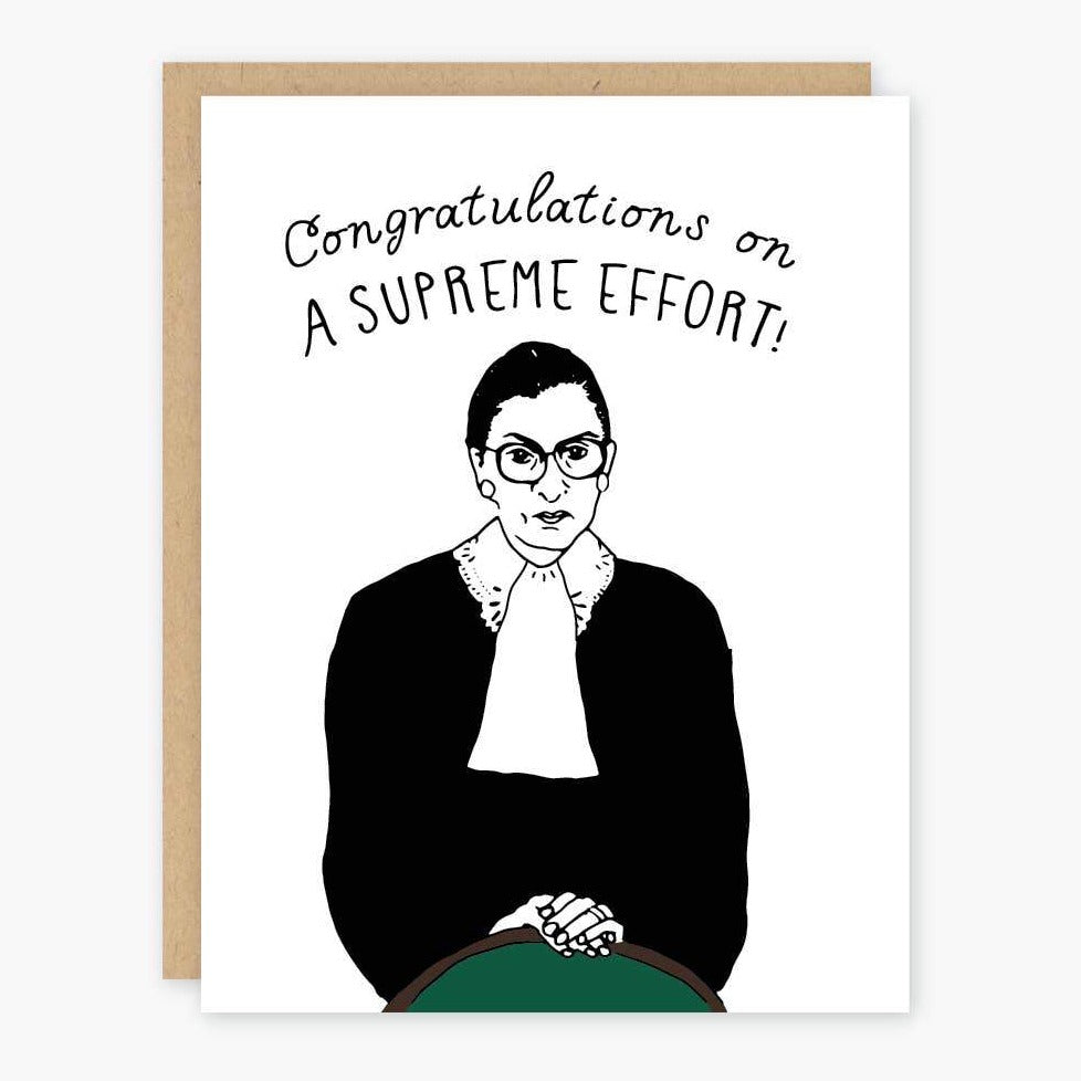 Ruth Bader Ginsburg Congrats Card