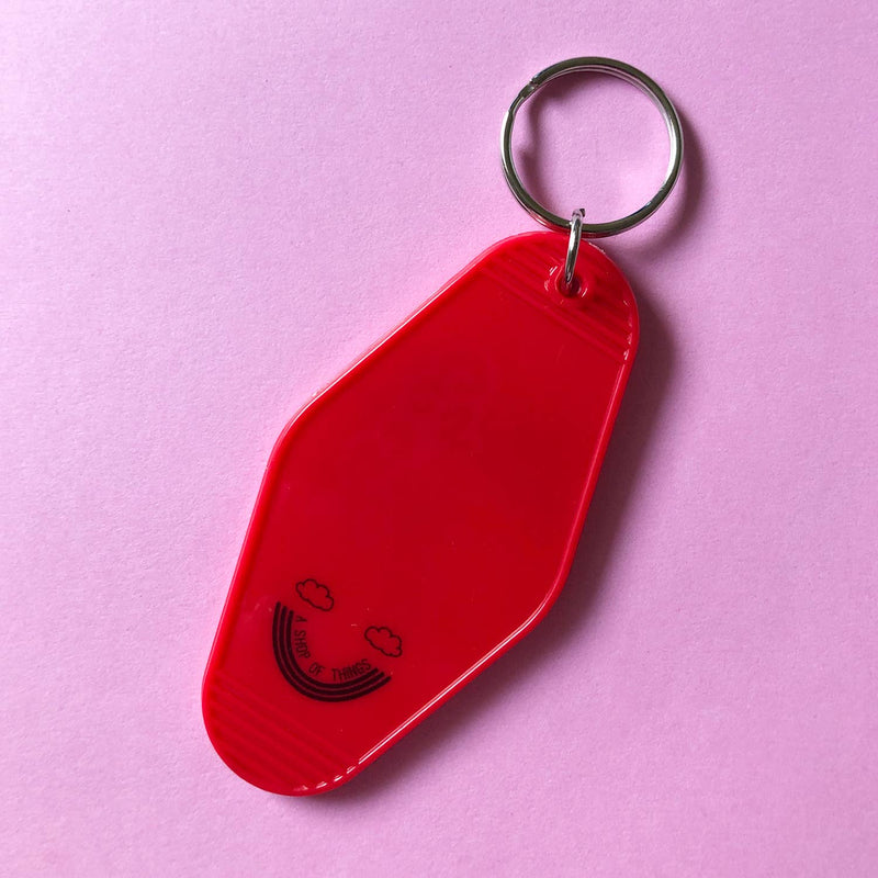 Rosebud Motel Schitts Creek Keychain