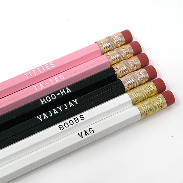 Lady Parts Pencil Set