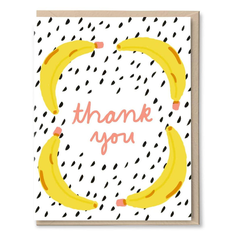 Banana Thank You Card