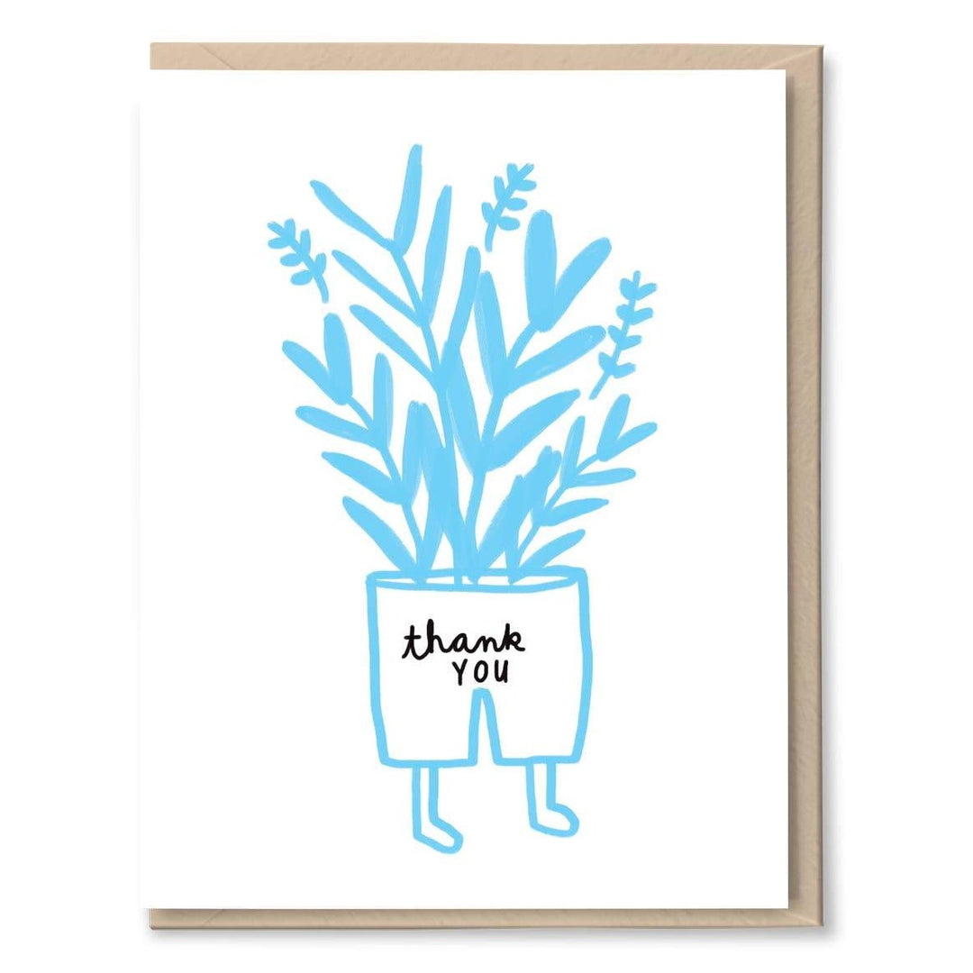 Plant Pants Thank You Card