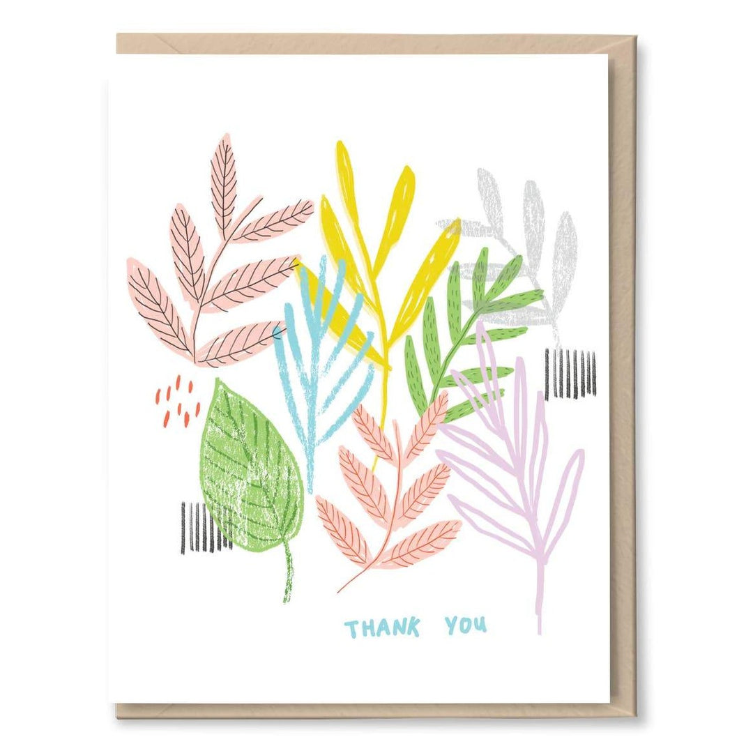 Flowers Thank you Card