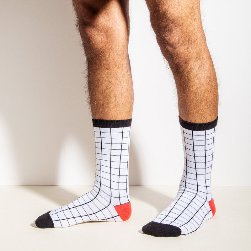 Crew Socks in Grid