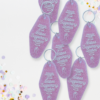 The Babes Supporting Babes Motel Keychain