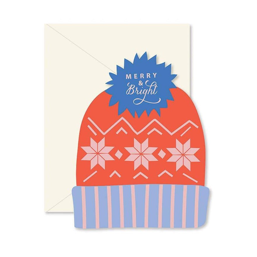 Merry and Bright Hat Card