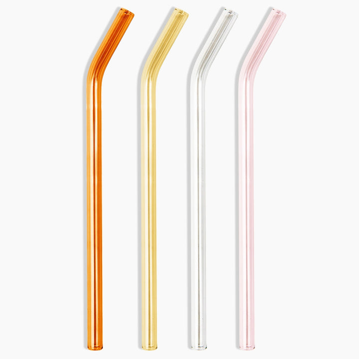 Warm Glass Straw Set