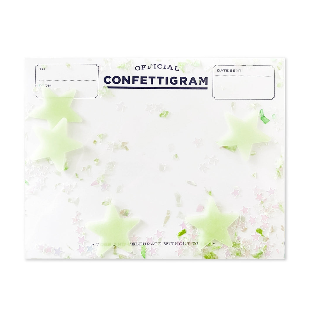 Glow Stars Confettigram