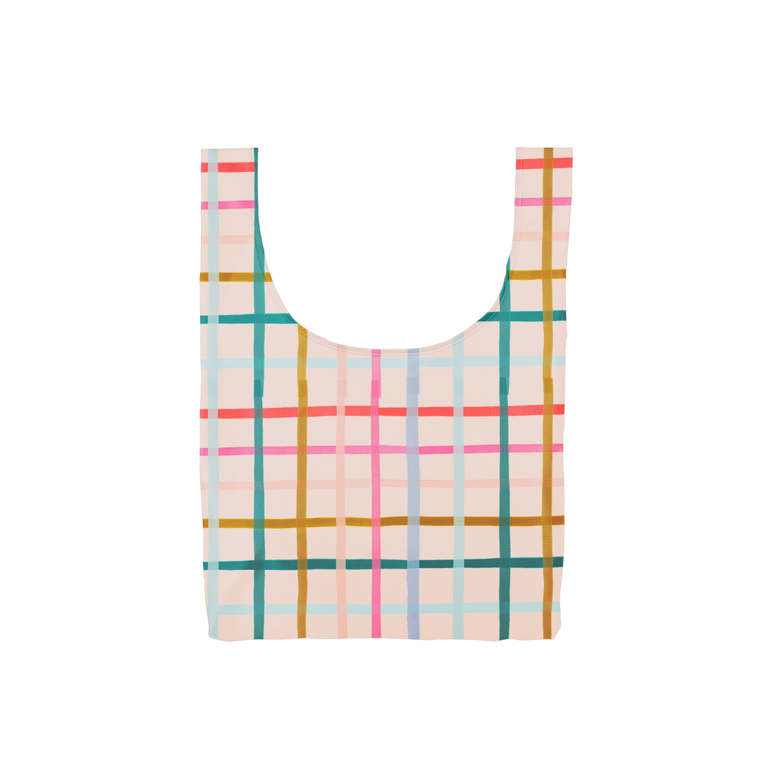 Plaid Reusable Bag - Medium