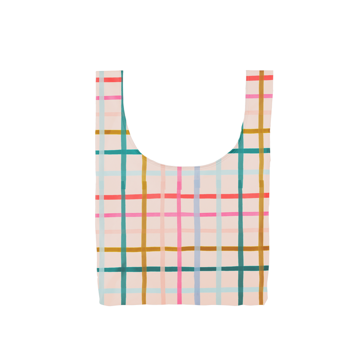 Plaid Reusable Bag - Medium